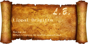 Lippai Brigitta névjegykártya