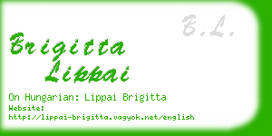 brigitta lippai business card